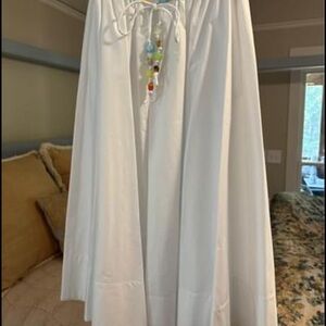 Tory Burch White Poplin Skirt size Medium